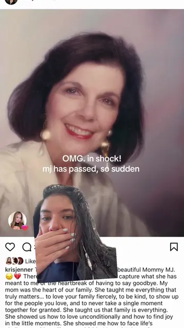 kris jenners mom mj has passed 😰 we loved her  #popculturenews #kardashians #mj