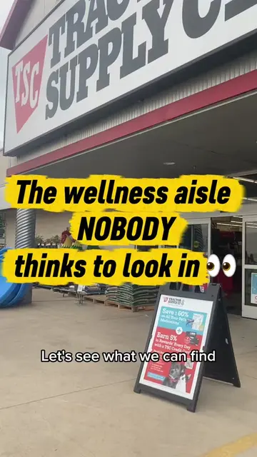 ‼️Most people walk right past the horse aisle at Tractor Supply… but I always st