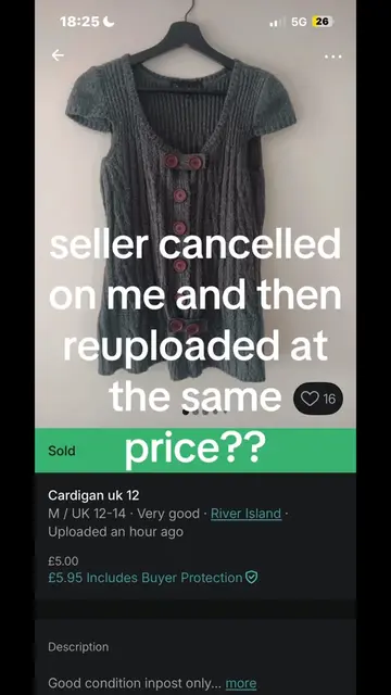 and i don’t have the option to buy the new listing, offer or ask the seller anyt