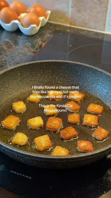 You’ve finally found a cheese that fries like halloumi but melts like mozzarella