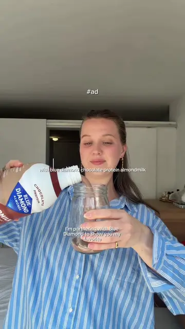 #ad @Blue Diamond Almondmilk The Blue Diamond Chocolate Protein Almondmilk is th