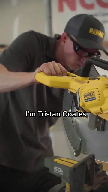 Meet Tristan 👋 As a master carpenter and member of #TEAMDEWALT, Tristan is prep