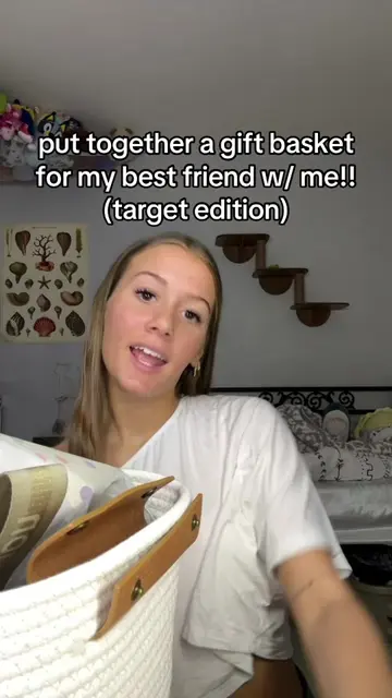 putting a gift basket together w me!  #inspo #giftbasket  #birthday #target #vir