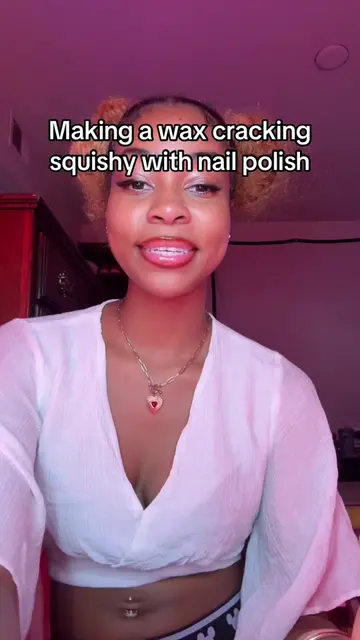 Should I do more? #fypシ #waxcracking #squishy #asmr #nailpolish 