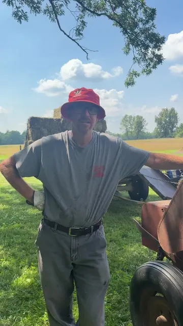 Hay season got us like…🥵😅 #redgreen #hayseason #LifeHack #papaw #rodeotok 