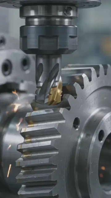 Steel Gear Manufacturing Process #Gear #Machining #Factory #Engineering #Shorts 