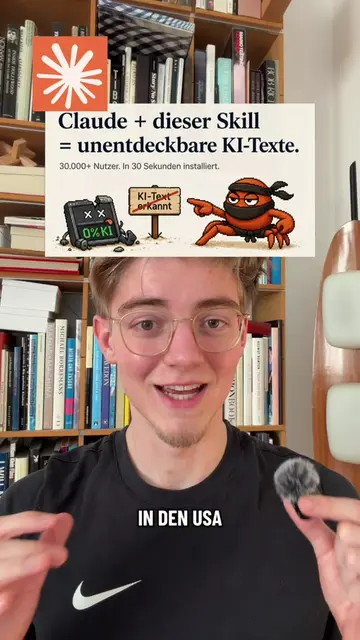 Kommentiere „Human“ und ich schicke dir den kompletten setup Guide plus den Zuga