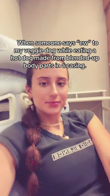 what an interesting concept.  anyways I’ll take the veggie dog every time #vegan