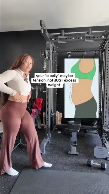 B belly usually isn’t just genetics or fat it’s often tension. Here’s what’s rea