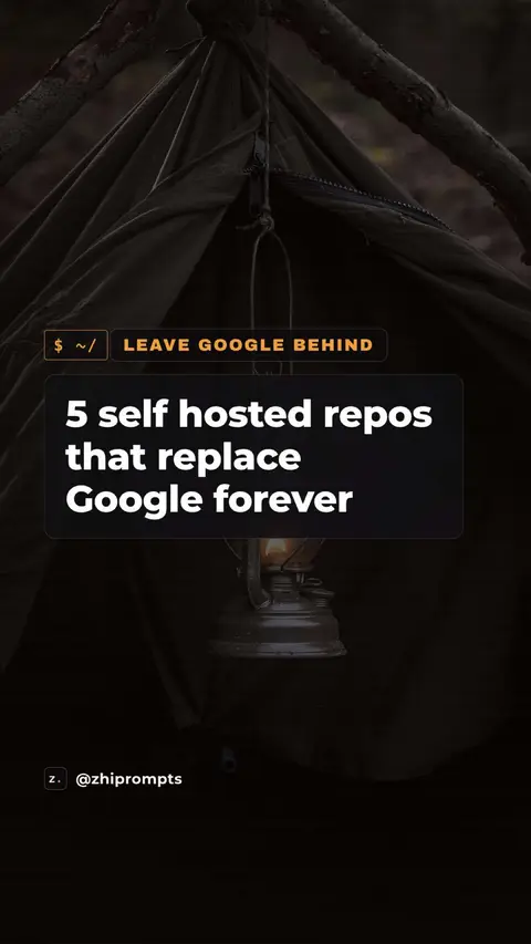 Google Drive, Photos, Gmail, Search and Analytics all have self hosted twins. Th