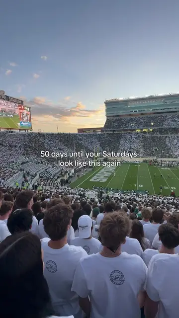 Counting down the days until you’re back home, Spartans. 💚 #MichiganState #GoGr