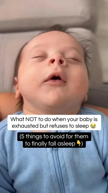 When your baby is exhausted but still refusing sleep… it feels like they’re figh