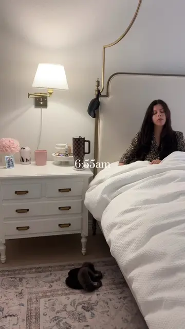 Asmr timestamped productive am morning routine vlog! 🤍 #morningroutine #product