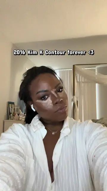2016 contour forever 🤍 #2016 #2016makeup #contour #kimk 