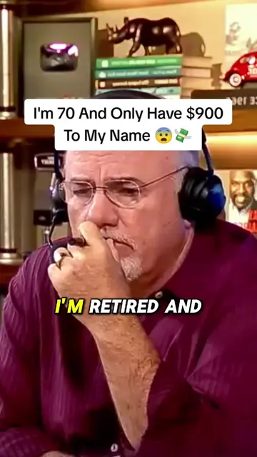 70 With $900 In Savings 😨 #daveramsey #finance #ramsey #podcasts #ramseyreacts 