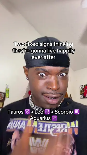 astrology tiktok 101: two fixed zodiac signs in love 😭 they have no idea how th
