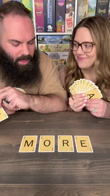 Who’s Better At Scrabble Slam?! #boardgames #GameNight #couple #fun 