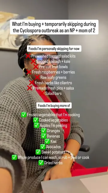 SCREENSHOT this for my list of what I'm grabbing and avoiding with this outbreak