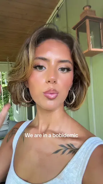 Baddies please come to the front 🙂‍↕️ #bob #bobhaircut #shorthair #shorthaircut