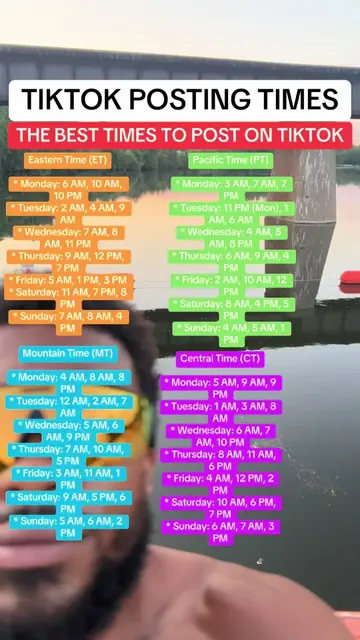 Here are THE BEST TIMES TO POST ON TIKTOK‼️#postingtimes ##besttimestopostontikt
