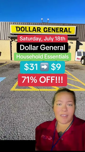 Dollar General Saturday Deal July 18th 07/18 #dollargeneral #dollargeneralcoupon