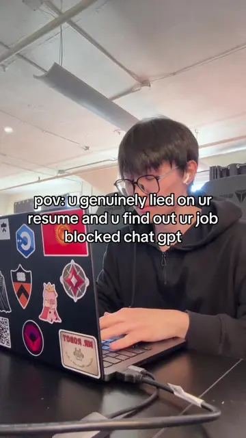 do these companies actually prohibit ai use? #satire #internship #jobs #college 