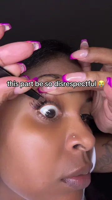 nobody posts this part 😭  #lashtutorial #eyelashes #eyelashclusters 