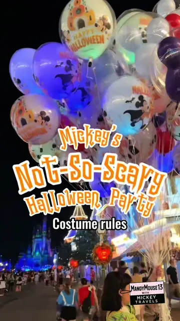 🎃 Planning your costume for Mickey’s Not-So-Scary Halloween Party? Before you p