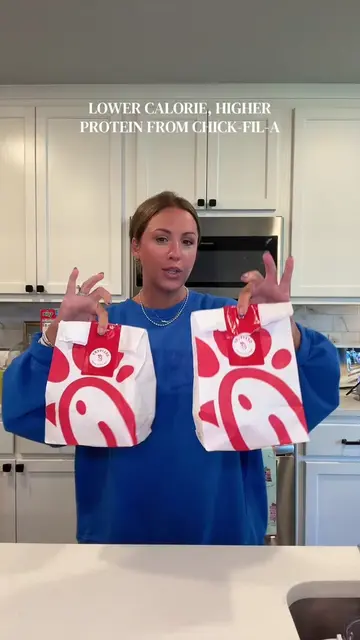 ILY for this one @SmallerSam_PCOS 🤍🤍 #chickfila #protein #lunchideas 