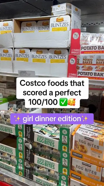 Healthy Girl dinner finds at Costco that scored a perfect 100/100 on Olive app! 