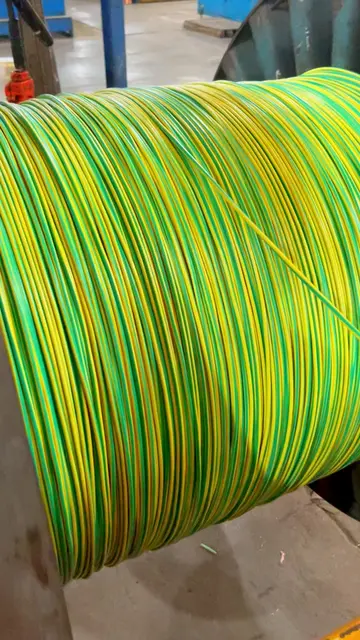 A rainbow threaded into a cable—will the current get "lost"? 🌈🧭⚡ #cables #wire
