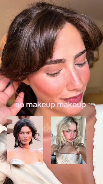 Zendaya’s Odyssey premiere makeup 🤍🪽 love this everyday no makeup makeup for t