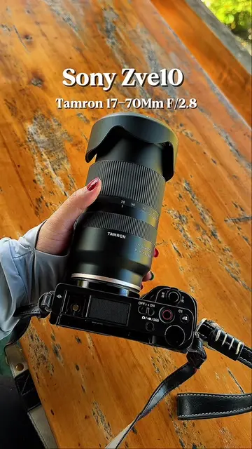Still obsessed with this setup. 🥹❤️ Sony Zve10 Setup with my Tamron of 17-70mm 