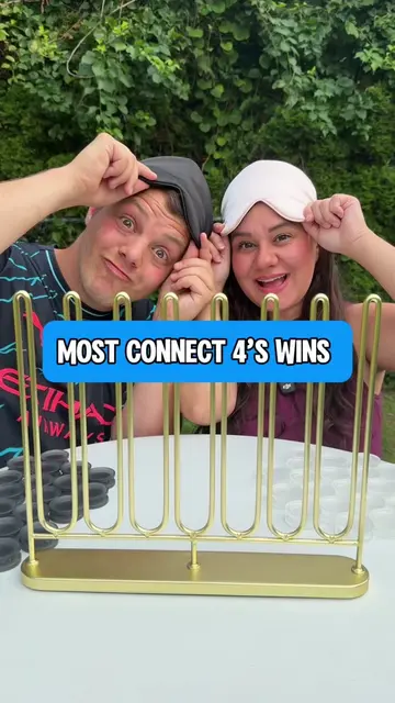 Most connect 4’s challenge #connect4 #boardgames #games 