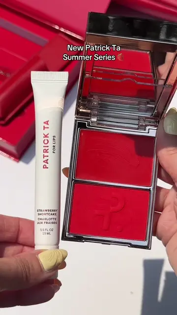 New Patrick Ta summer series - limited edition strawberry shortcake gloss and sh