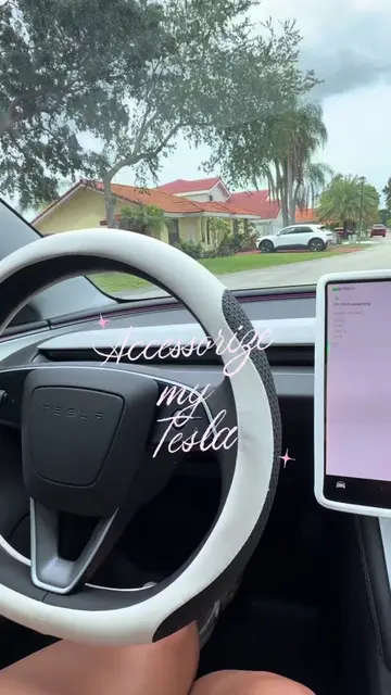 Obsessed with these Tesla acessories ✨ Tiana feels complete now @Black Girls Wit