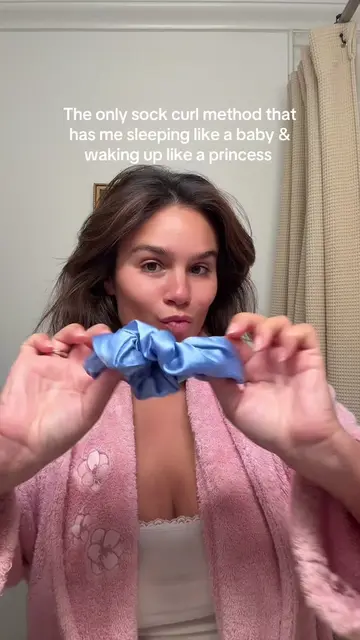 The bun sock curl method is by far the most comfortable of them all for side sle