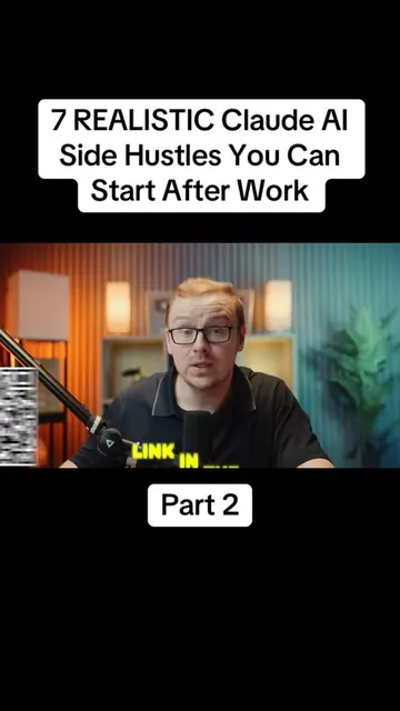 7 REALISTIC Claude AI Side Hustles You Can Start After Work #fyp #foryou #viral 