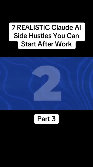 7 REALISTIC Claude AI Side Hustles You Can Start After Work #fyp #foryou #viral 