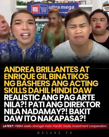 NETIZENS NAGWALA! ARTE NINA ANDREA BRILLANTES AT ENRIQUE GIL, BINANSAGANG ‘KASIN