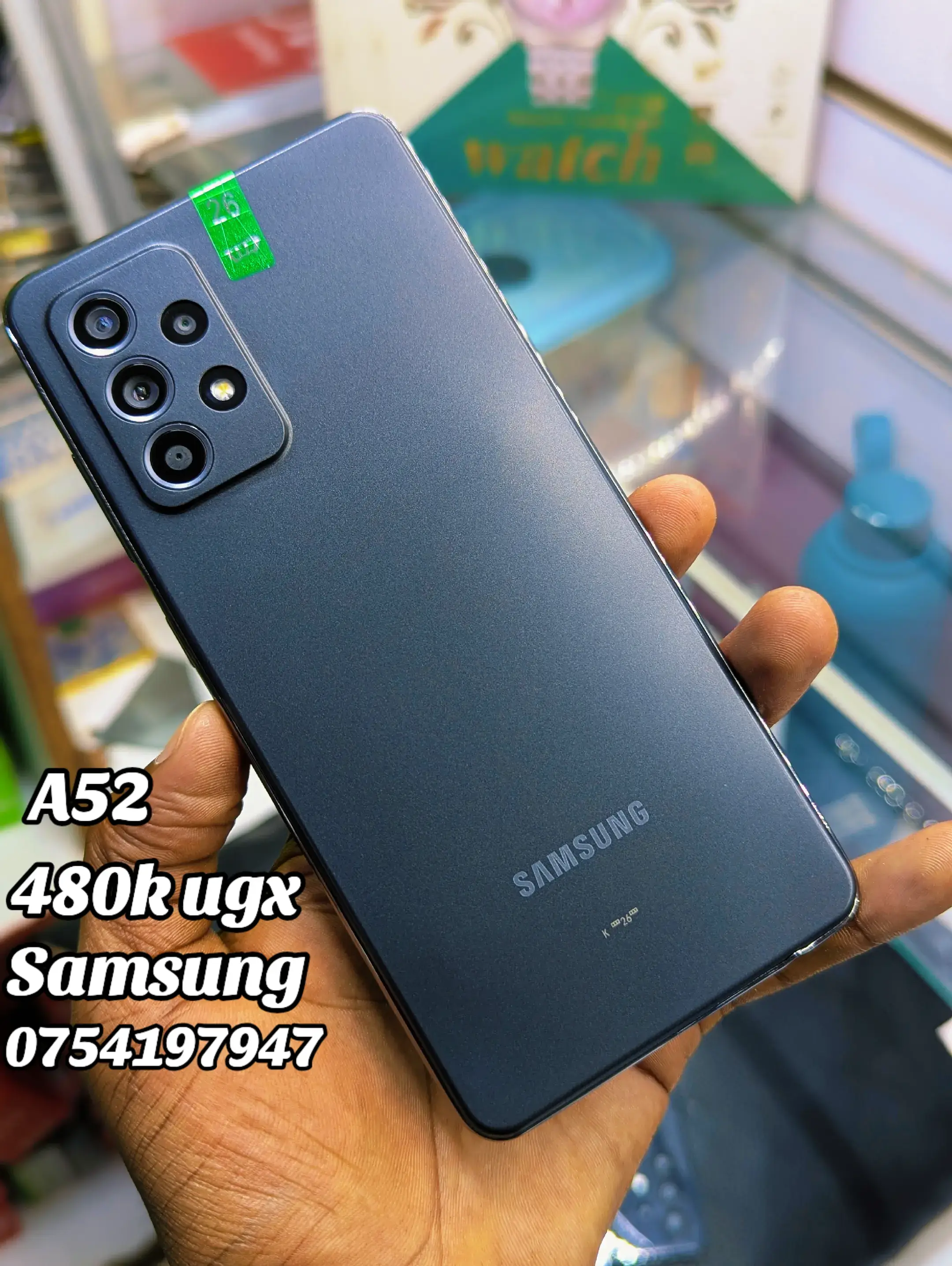 🔥 Samsung Galaxy A52 – 128GB | Only 480,000UGX! Enjoy a premium Super AMOLED di