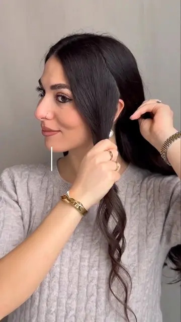 Easy hairstyle #fyp #fypage #foryou #foryoupage #easyhairstyles @TikTokOFFICIAL