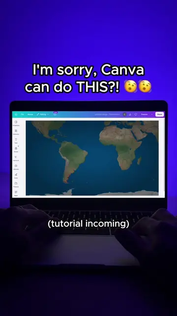 Canva Trick for Beginners ✨ #canva #presentation #LearnOnTikTok 
