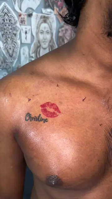 CELESTE INK SKOOL STUDIO Artist : Akash #facetattoo #coveruptattoo #besttattoosh