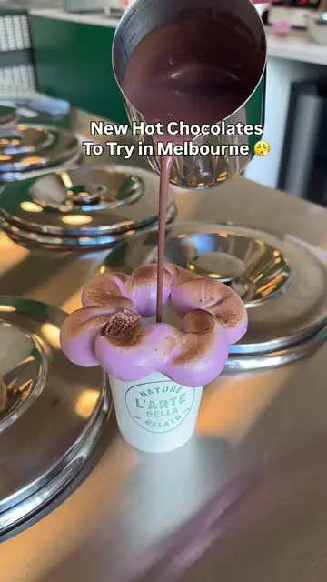 New Hot chocolates to try in Melbourne 😮‍💨 L'Arte Della Gelato introduced a ne