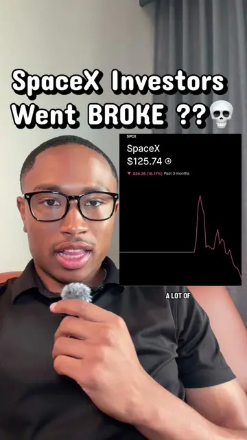 That SpaceX IPO hype died and now it’s below IPO Stock price 👀 here’s my though