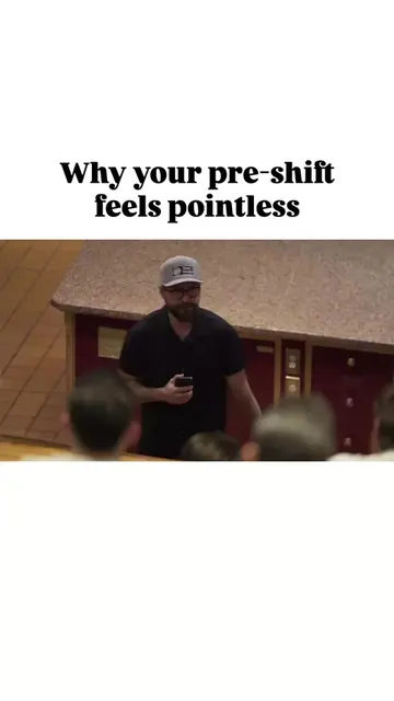 How to run restaurant pre-shifts that actually improve employee performance. If 