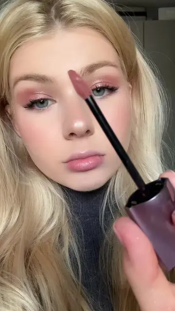most gorgeous nude shade 🙏🏻🤍 using nebula velvet lip cream aurora 02 from @Ti