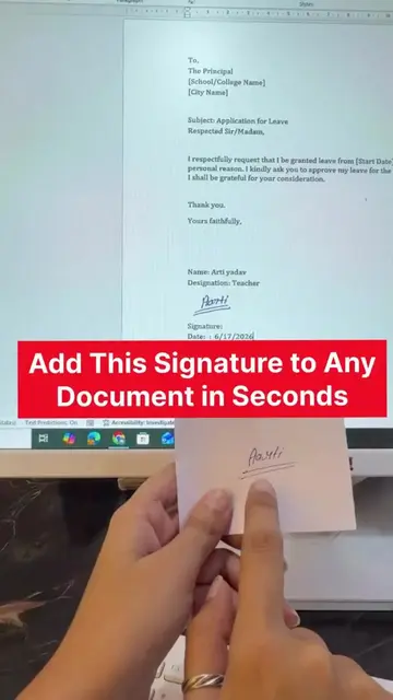 #Add This Signature to Any Document in Seconds#columns #learning #excel #anjnico