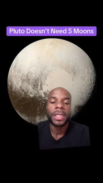 Why does Pluto have 5 moons? #TyreakToldYou #Pluto #Moon #Astronomy 
